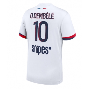 Billige Fotballdrakt Paris Saint-Germain Ousmane Dembele #10 Replika Bortedrakt 2025-26 Kortermet